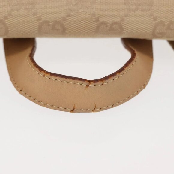 GUCCI GG Canvas Backpack Beige Silver main image 15